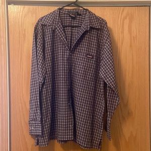 Men Dickies Long Sleeve Buttoned Down Shirt size XL
